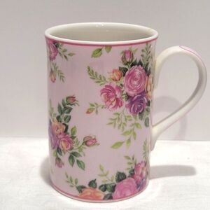 Royal Albert the Bronte collection Helen fine china mug cup pink roses